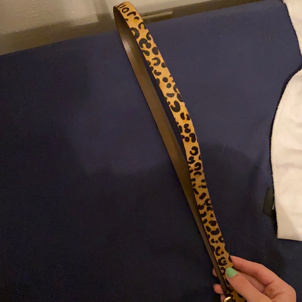 cheetah print belt